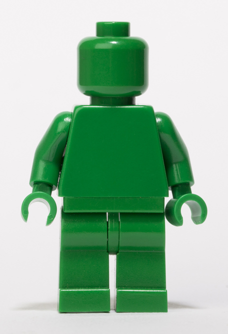 Green Lego Monochrome minifigure